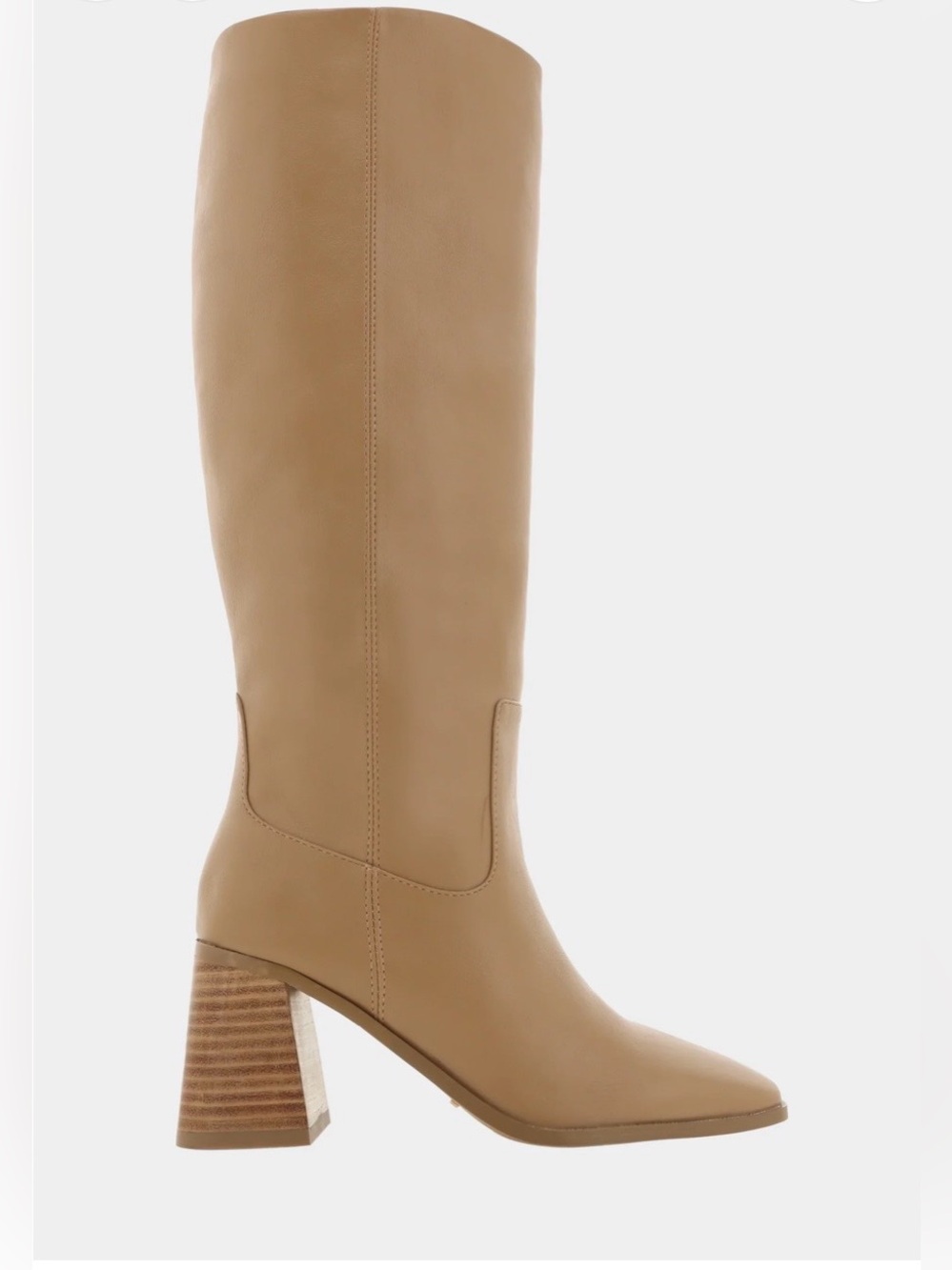 Billini Tan Over-the-Knee Block Heel Boots Size 7 - Picture 3 of 16